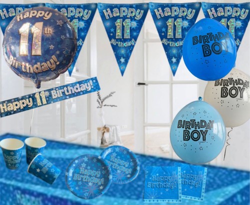 Blue age birthday party - blue,