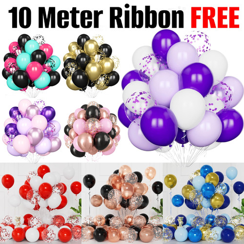 Latex plain balloons - 10'',