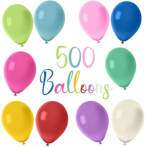 500 party balloons latex - 500,