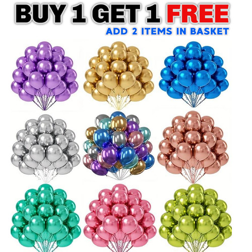 Chrome balloons metallic - chrome,