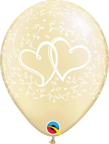 11inch entwined hearts - entwined, latex
