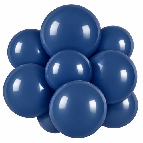 Navy blue latex balloons - navy,