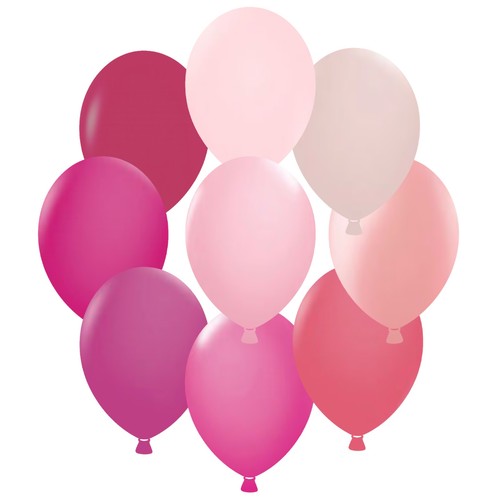 Pink plain round professional - pink,