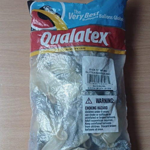Qualatex 11in round glitter - round,