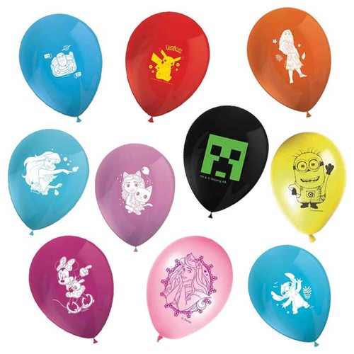 Kids licensed latex - licensed, balloons
