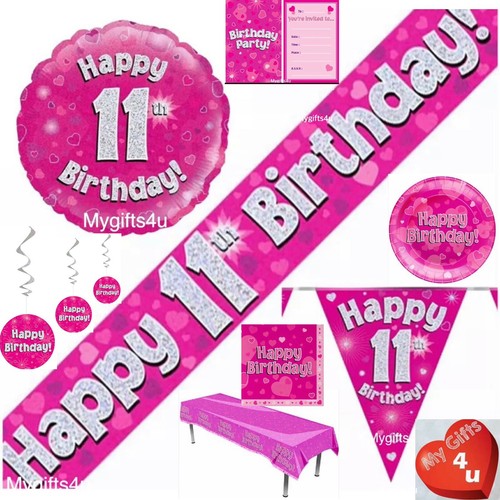Pink 11th happy birthday - &,