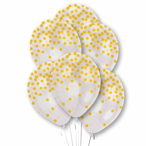 Gold confetti print latex - confetti,