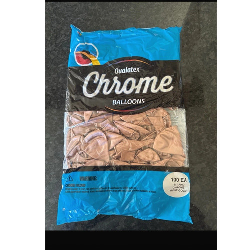 Qualatex chrome rose gold - chrome,