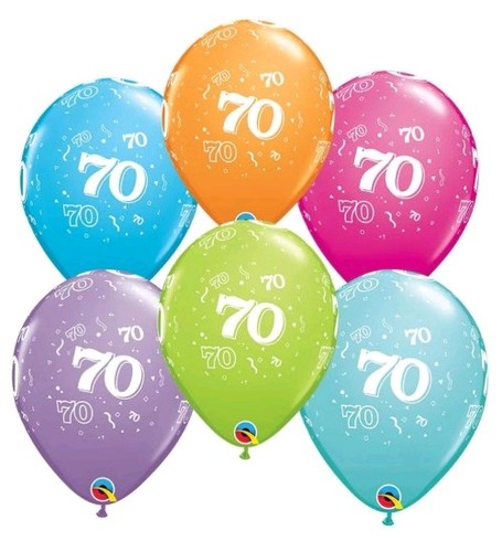 Qualatex 70th birthday - 70th,