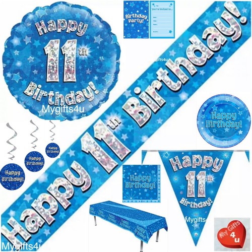 Blue 11th happy - &,