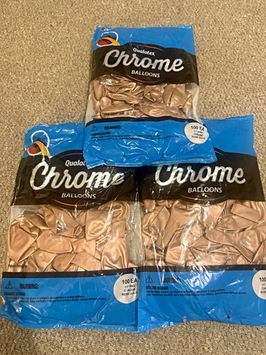 Qualatex chrome rose gold - chrome,