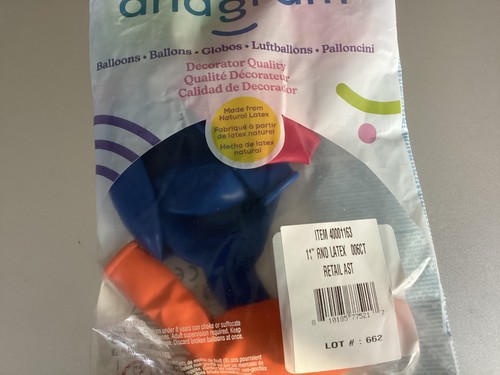 Anagram latex balloons - anagram,