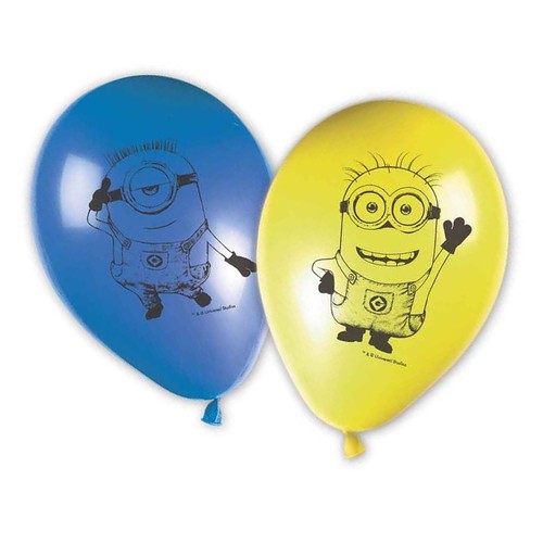 Minions latex balloons 28cm - latex,