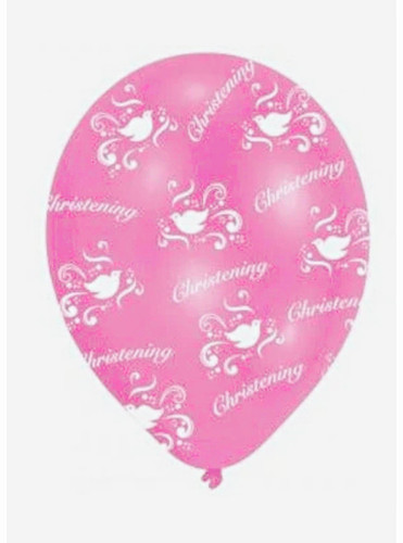 Pack pink christening - 6, 11"