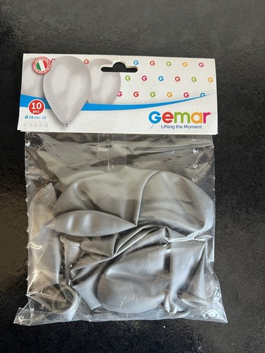Pack silver 11 balloons - of,